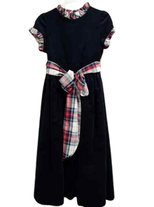 Navy Empire Dress