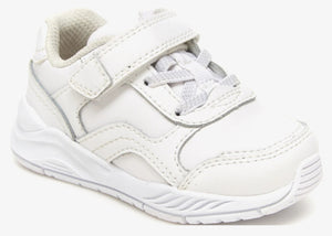 Stride Rite Brighton Velcro Sneaker (White)