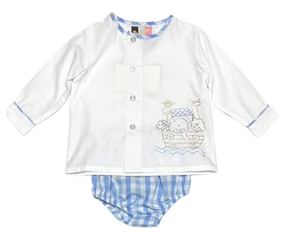 Noah's Ark Diaper Set, Boys