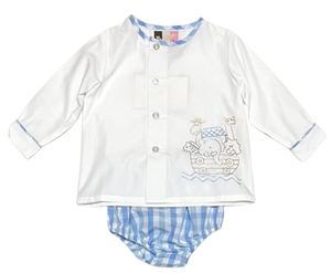Noah's Ark Diaper Set, Boys