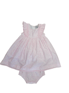 Pink Toile Empire Dress