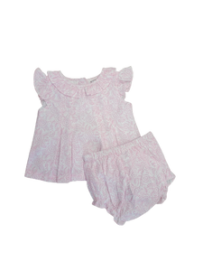 Pink Toile Swing Top Dress