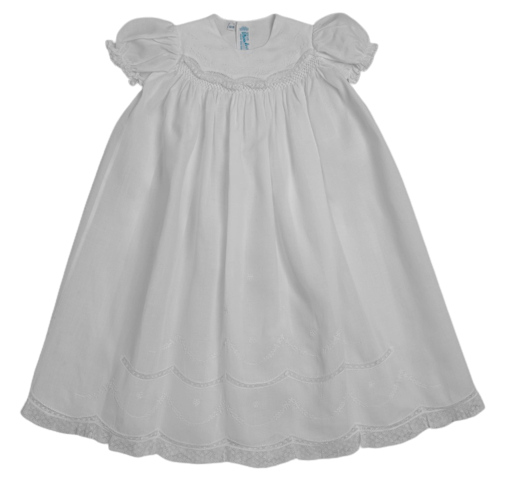 Girls Smocked Special Occasion Gown Set