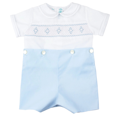 Smocked Diamond Bobby Suit