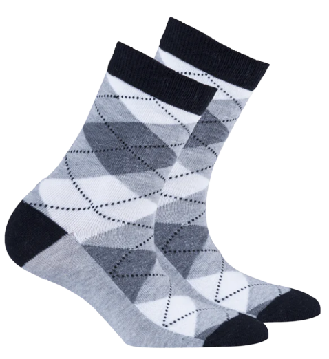 KIDS CLOUD ARGYLE SOCKS