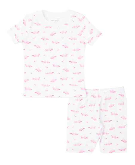 Girls Shorts Pajama Set - Whales Wishing