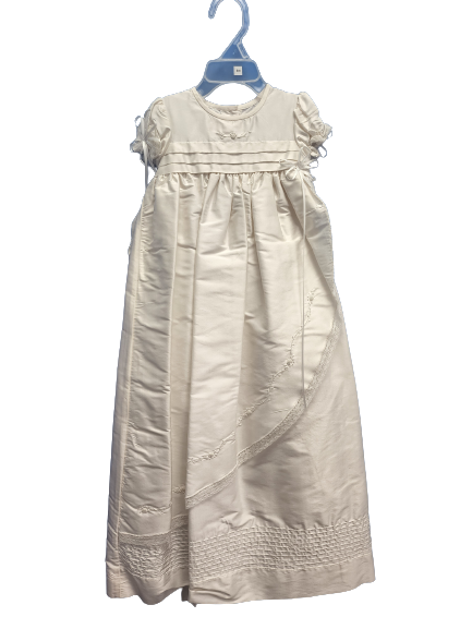 christening dress ivory High Quality Custom Outfit Ivory White 1 Year Birthday Girl Baptism Gowns Baby Girl Lace Dress Extra Long Christening Dress