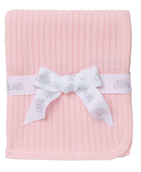 Pink Cable Blanket