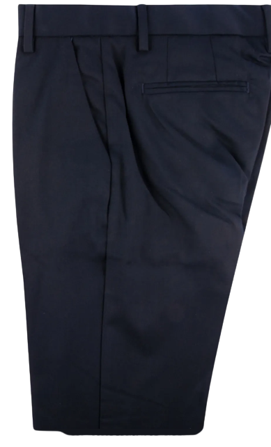 Navy Husky Slim Dress Pants