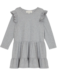 Cloudy Magnolia Tiered Knit Dress