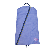 Mint Garment Bag, Blue Chambray