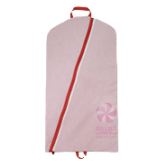 Mint Garment Bag, Red Chambray