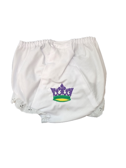 Monogrammed Mardi Gras Bloomers (7 designs to choose from)