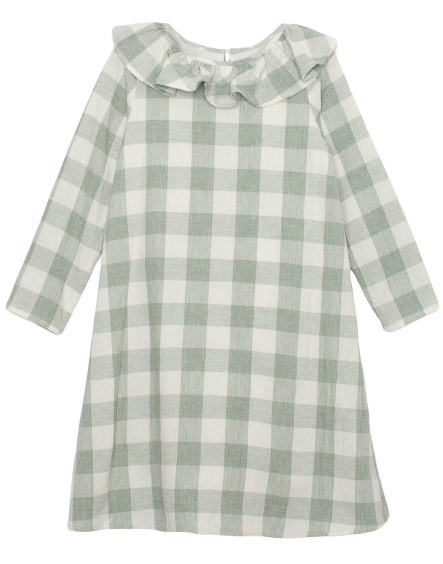 Meadow Plaid Woven Dress Mabel & Honey