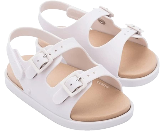 Mini Melissa Wide Sandal BB- Youth & Kids - Beige