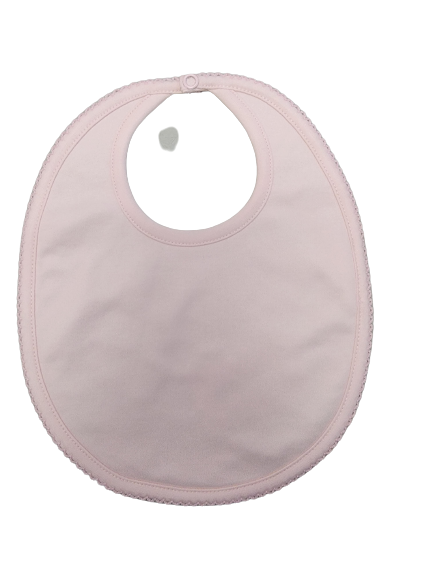 Pink Pima Bib Pink Trim