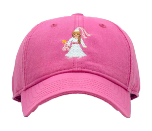 KIDS PRINCESS ON BRIGHT PINK HAT