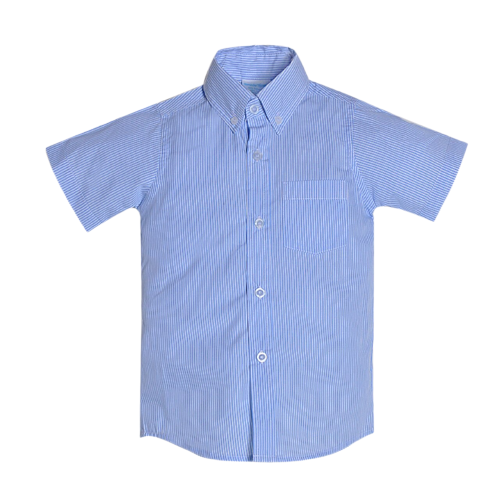 Blue Short Sleeve Shirt