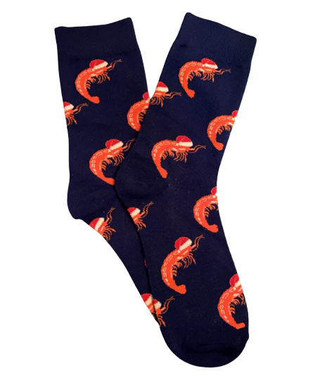 Santa's Swamp Socks Holiday Shrimp - Boys