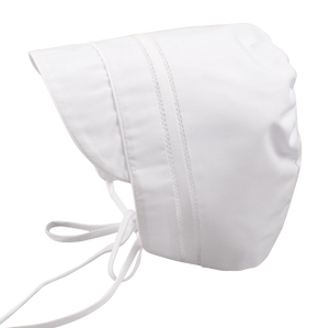 Boys White Bonnet