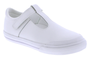 FOOTMATES DREW WHITE - LEATHER