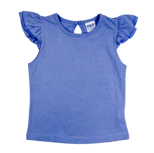 Ruffled Tee, Royal