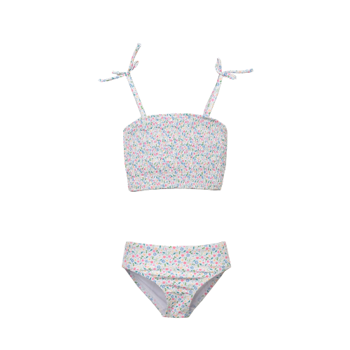 Santa Rosa Petite Floral Two-Piece Swimsuit