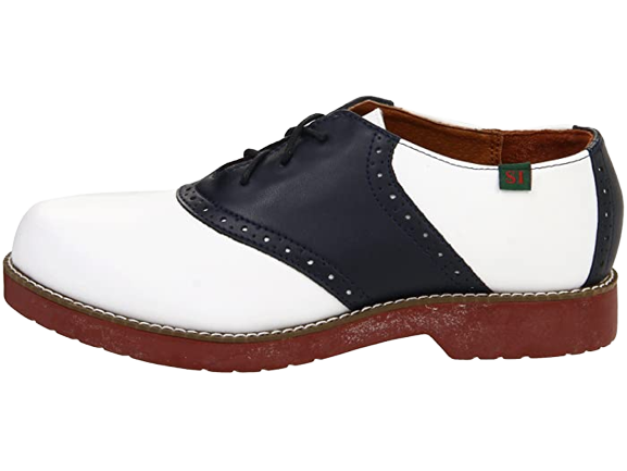 Varsity White/Black Saddle Oxford (Youth/Adult) 6300BK