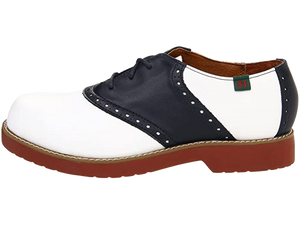 Varsity White/Navy Saddle Oxford (Youth/Adult) 6300NV