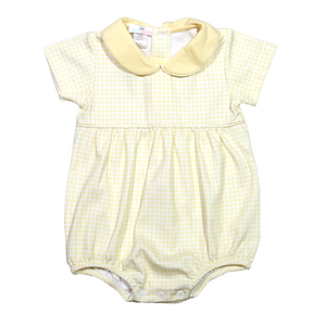 Yellow Gingham Classic Bubble