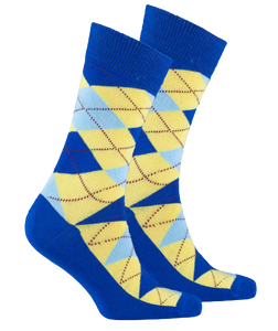 MEN'S ADMIRAL LEMON ARGYLE SOCKS