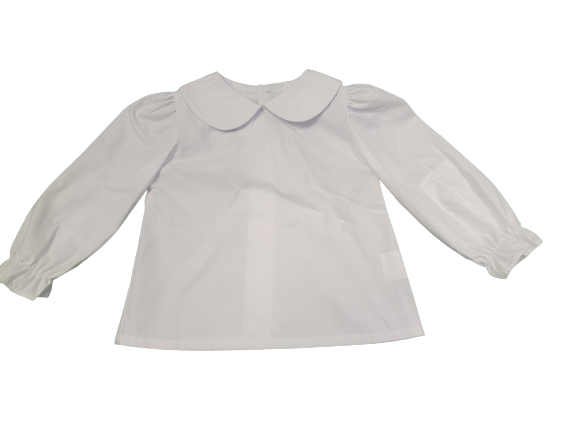 ALLY, WHITE BLOUSE, WOVEN
