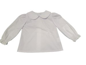 ALLY, WHITE BLOUSE, WOVEN