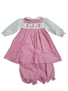 Dress w/Bloomer - Ballerina - Pink Check
