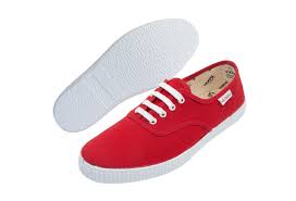 Victoria Lace Sneaker Red