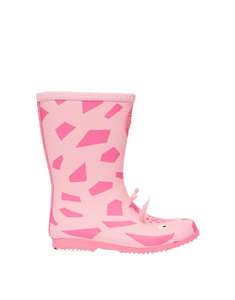 Pink Giraffe Rainboot