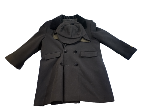 Dress Coat, Wool, Navy