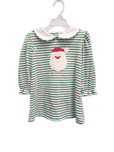 Long Sleeve Santa Dress, Green