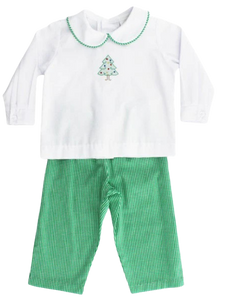 Christmas Tree Shadow Boys Pants Set