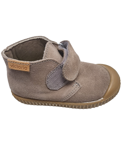 Victoria Boys Boot - Velcro - Taupe