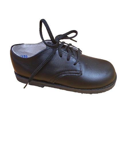 Black Leather Oxford
