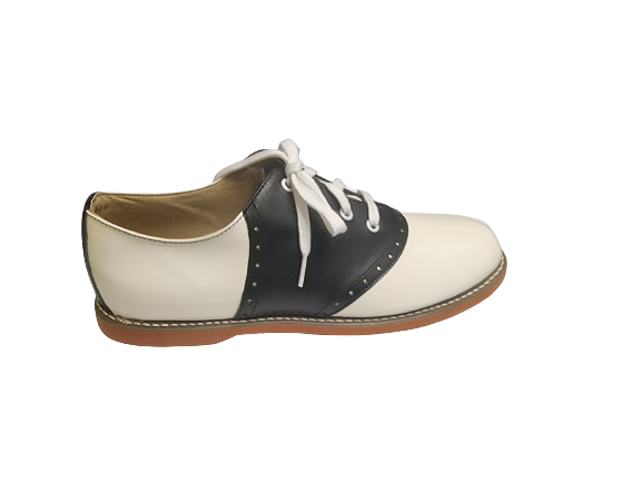Black and White Saddle Oxford