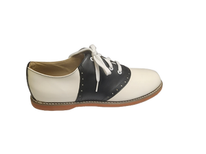 Black and White Saddle Oxford