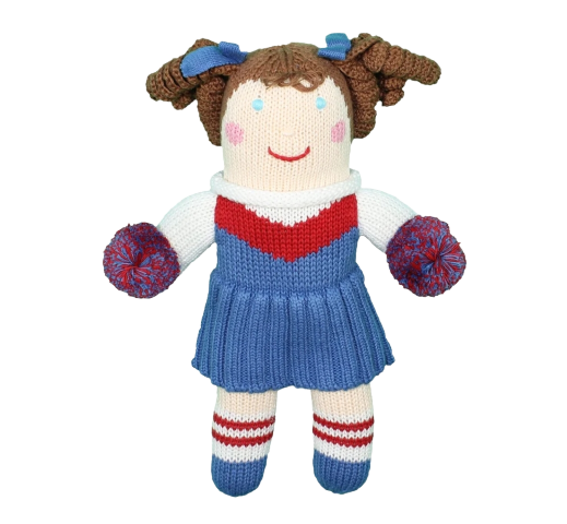 Knit Cheerleader Red and Blue