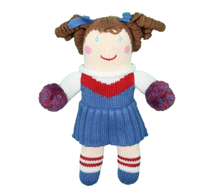 Knit Cheerleader Red and Blue