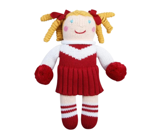 Knit Cheerleader Red and White