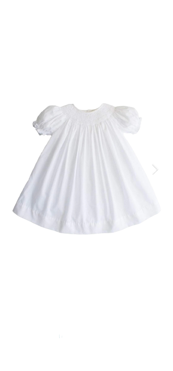 Smocked Daygown with Bonnett