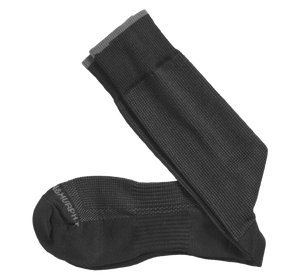 First in Comfort Classic Pin Dot Socks Black
