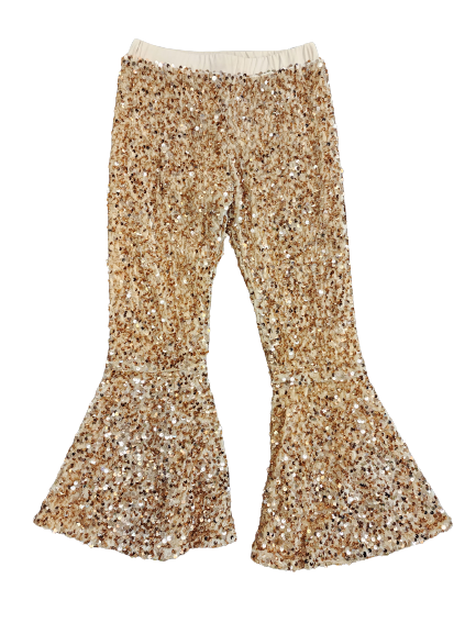Gold Sequins GoGo Pants Youth