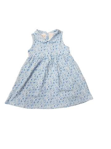 Tiny Flowers Blue Dress